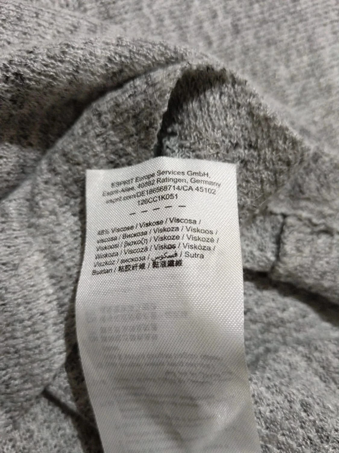 C62 pull gris esprit XS – photo 5